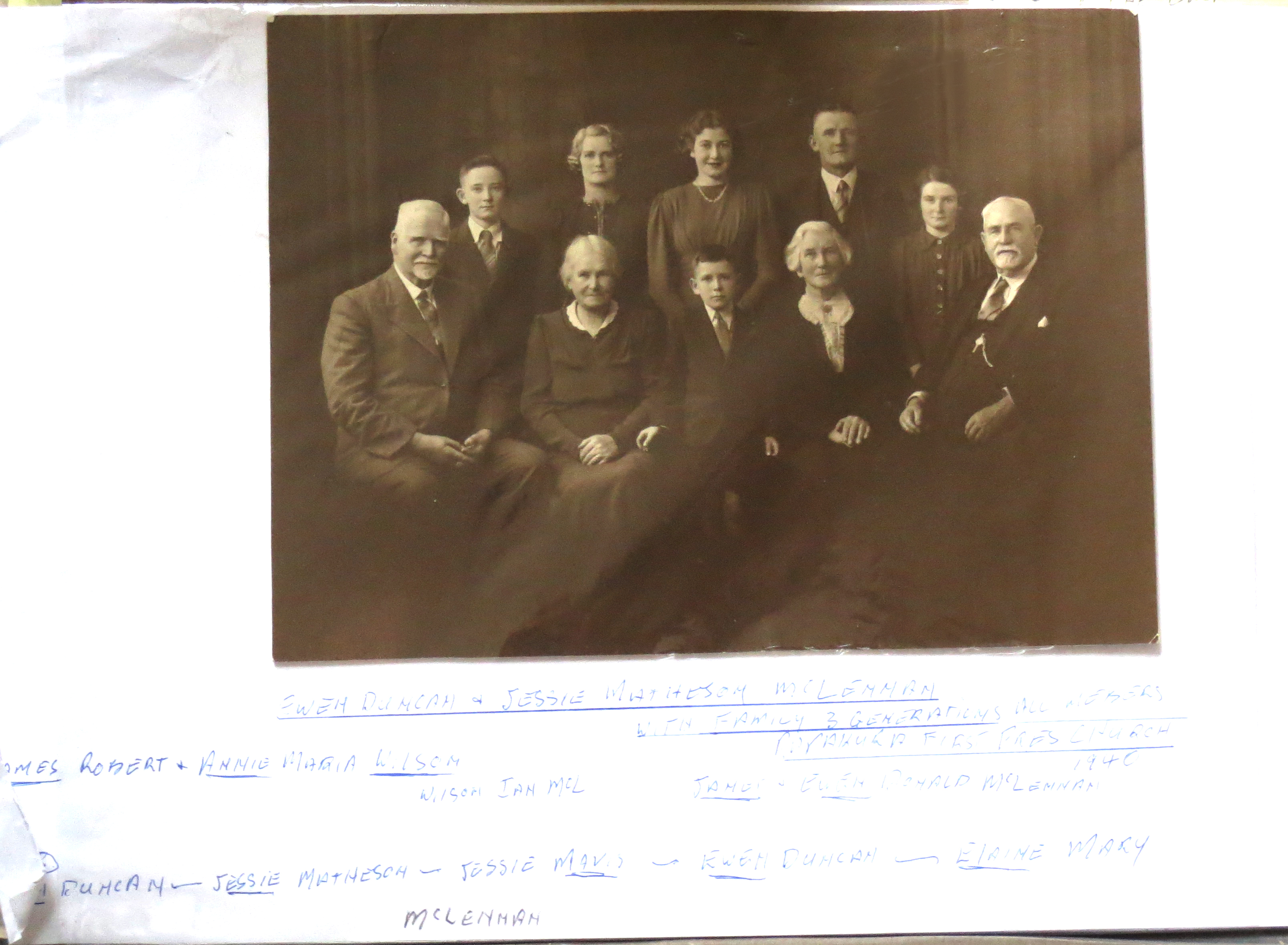 Photo of photos/Ewen Duncan McLennan b1902 & grp c1940